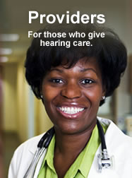 Information for hearing care professionals about help for low income families